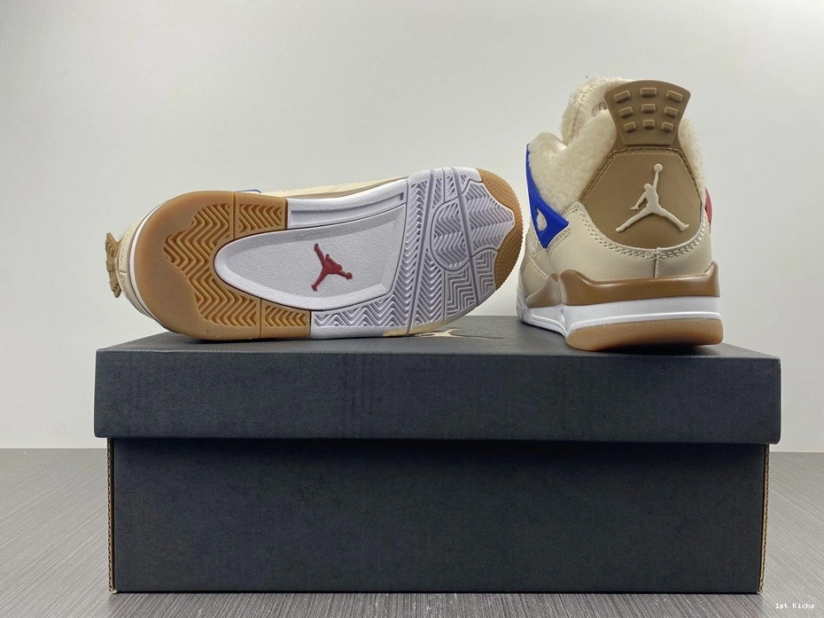 Red Blue DC0790-103 4 Jordan Shoes Air Blue Retro Beige 0225